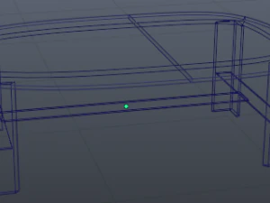 glass table 3D Model