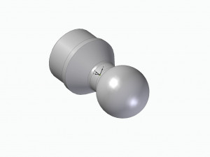 tipping sphere 100 3D 模型
