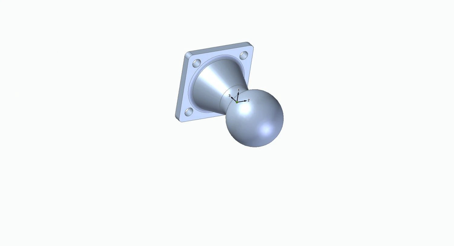 tipping sphere 60mm 3D Model .c4d .max .obj .3ds .fbx .stl .blend 