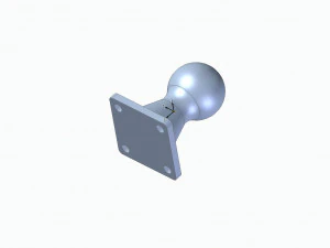 tipping sphere 60mm 3D Model