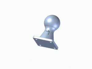 tipping sphere 60mm 3D 模型