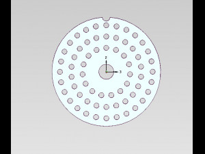 meat mincer disc 3Dモデル