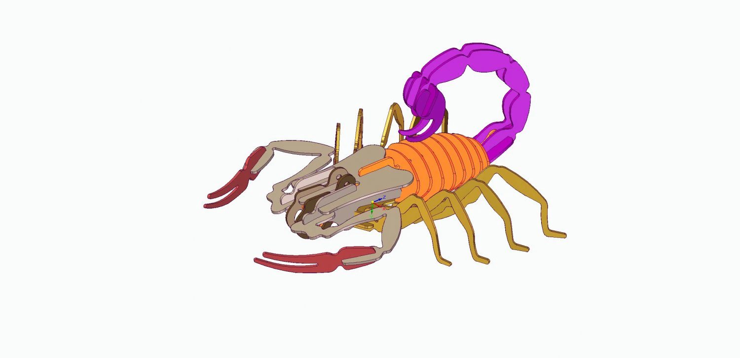 scorpio 3D Print Model .c4d .max .obj .3ds .fbx .stl .blend 