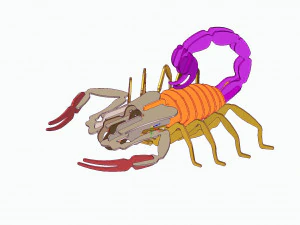 скорпіон 3D Принт Модель