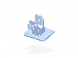 Установка вилки на прицеп 3D Модель