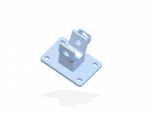 Fitting fork for trailer Model 3D