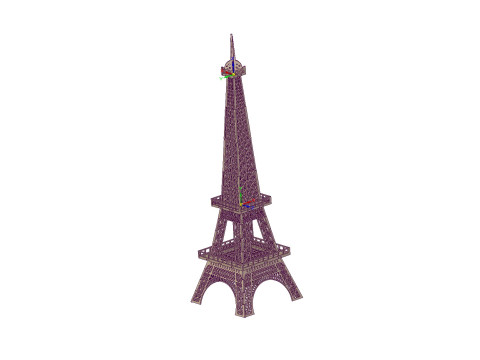 Eiffel Tower 3D Model