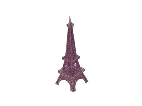 Eiffel Tower 3D Model
