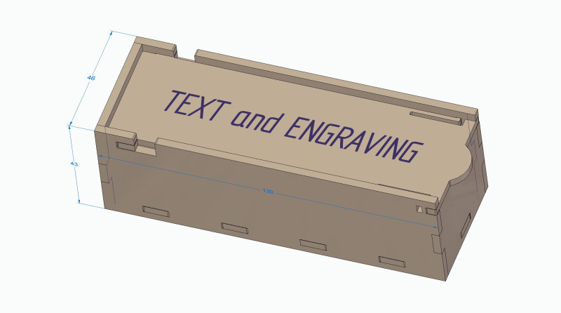 Knife box with removable lid 3D 模型 .c4d .max .obj .3ds .fbx .stl .blend 