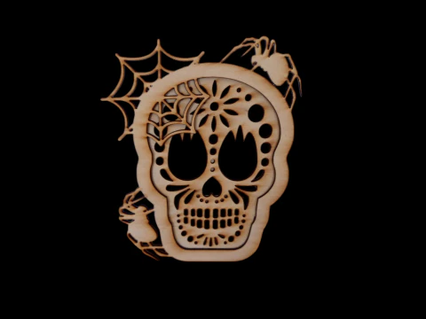 Skull-Candle-Holder 3D Model