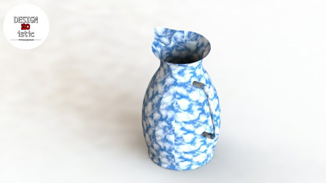 water jug Model Cetak 3D .c4d .max .obj .3ds .fbx .stl .blend 