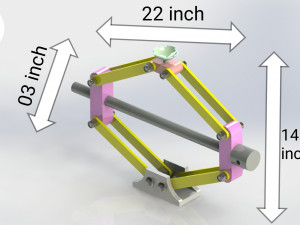 car jack 3dmodel 3D 打印模型
