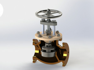 stop valve 3dmodel 3D 프린트 모델