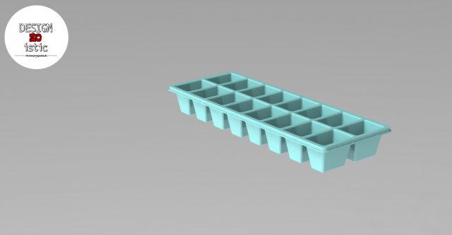 icecube tray 3dmodel 3D Принт Модель .c4d .max .obj .3ds .fbx .stl .blend 