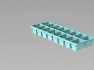 icecube tray 3dmodel 3D 프린트 모델
