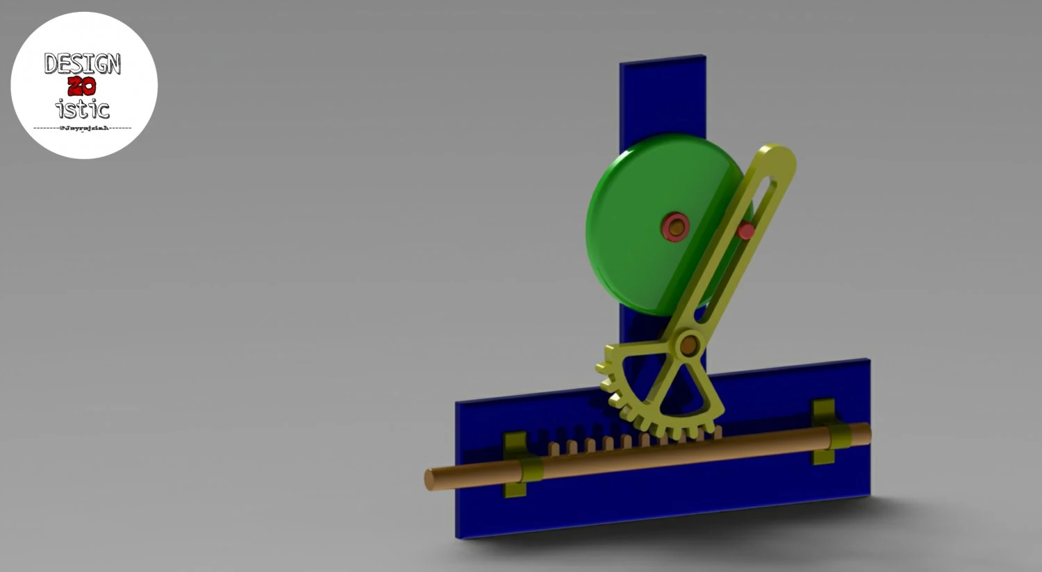 quick return reciprocal mechanism for study 3D Print Model .c4d .max .obj .3ds .fbx .stl .blend 