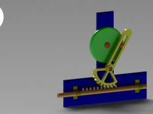 quick return reciprocal mechanism for study 3D Print Model