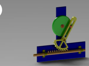 quick return reciprocal mechanism for study 3D Print Model