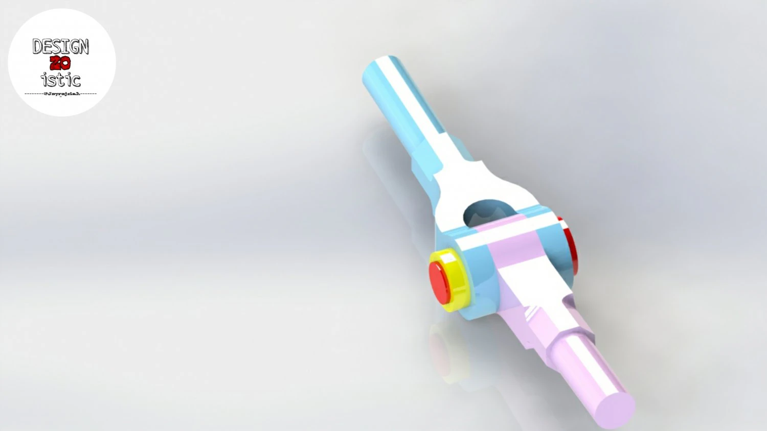 Knuckle joint 3D Print Model .c4d .max .obj .3ds .fbx .stl .blend 