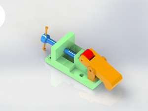 screw clamp mechanism Modelo de impresión 3D