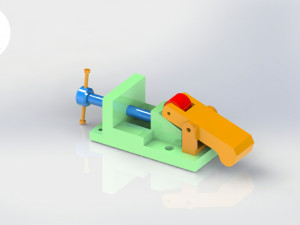 screw clamp mechanism 3D Baskı Modeli