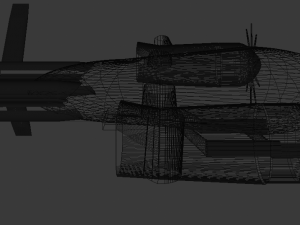 futuristic attack plane 3Dモデル