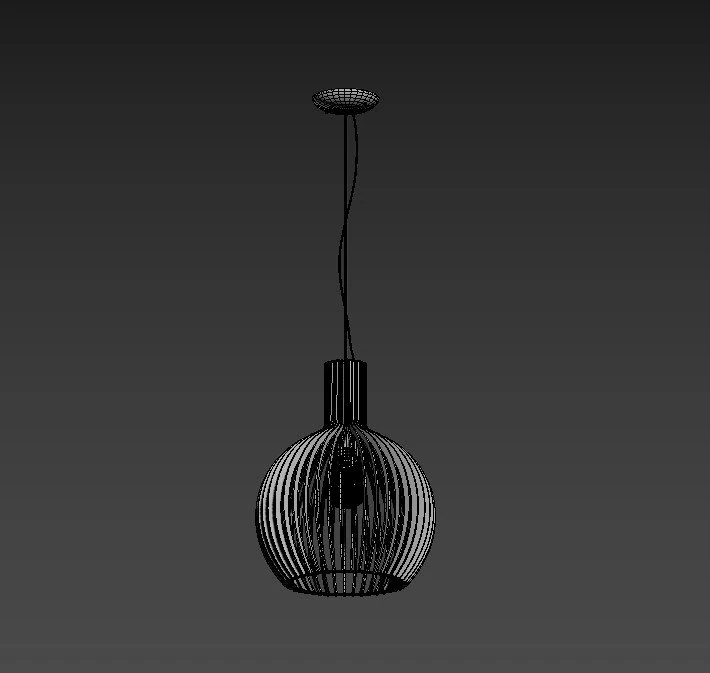 secto pendant lamp lights 3D Model .c4d .max .obj .3ds .fbx .stl .blend 