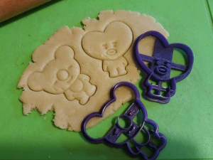 bts bt21 クッキーフォームを設定 3Dモデル