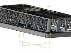 Raspberry Pi 4 B Geh&auml;use 3D Druckmodell