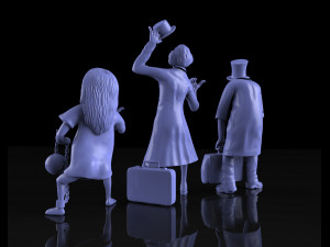 hitchhiking ghosts haunted mansion Modelo de Impressão 3D