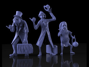hitchhiking ghosts haunted mansion Modelo de Impressão 3D