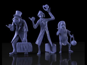 hitchhiking ghosts haunted mansion 3D Print Model