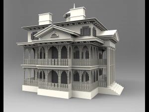 mans&atilde;o assombrada da Disneyl&acirc;ndia Modelo de Impressão 3D