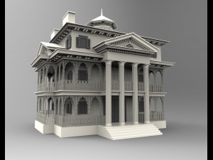 disneyland haunted mansion 3Dプリントモデル
