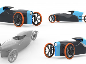 Northern Light Motors 428 Electric Vehicle 3D प्रिंट मॉडल