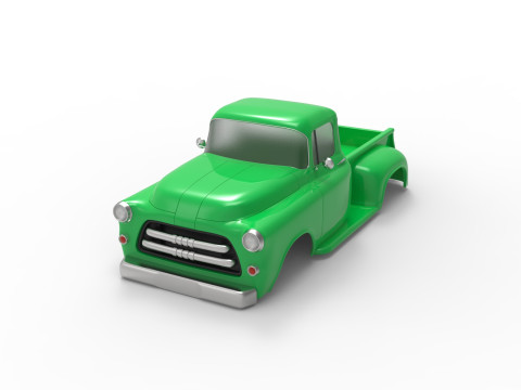 1956 dodge truck rc body shell 3D-Druckmodell