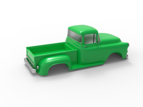 1956 dodge truck rc body shell 3D 打印模型