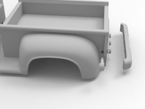 1956 dodge truck rc body shell 3D 打印模型