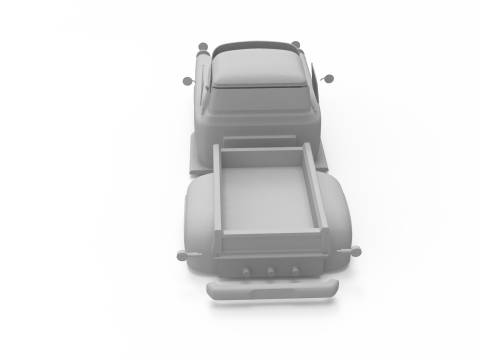 1956 dodge truck rc body shell 3D 打印模型