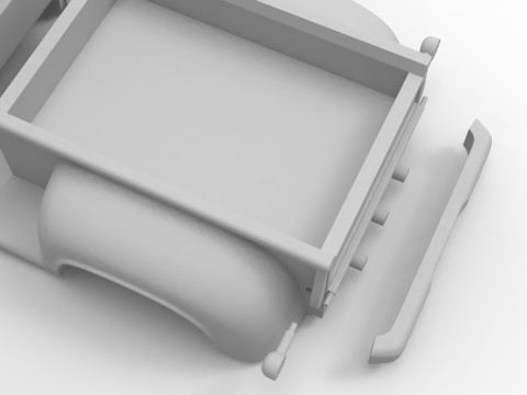 1956 dodge truck rc body shell 3D 打印模型