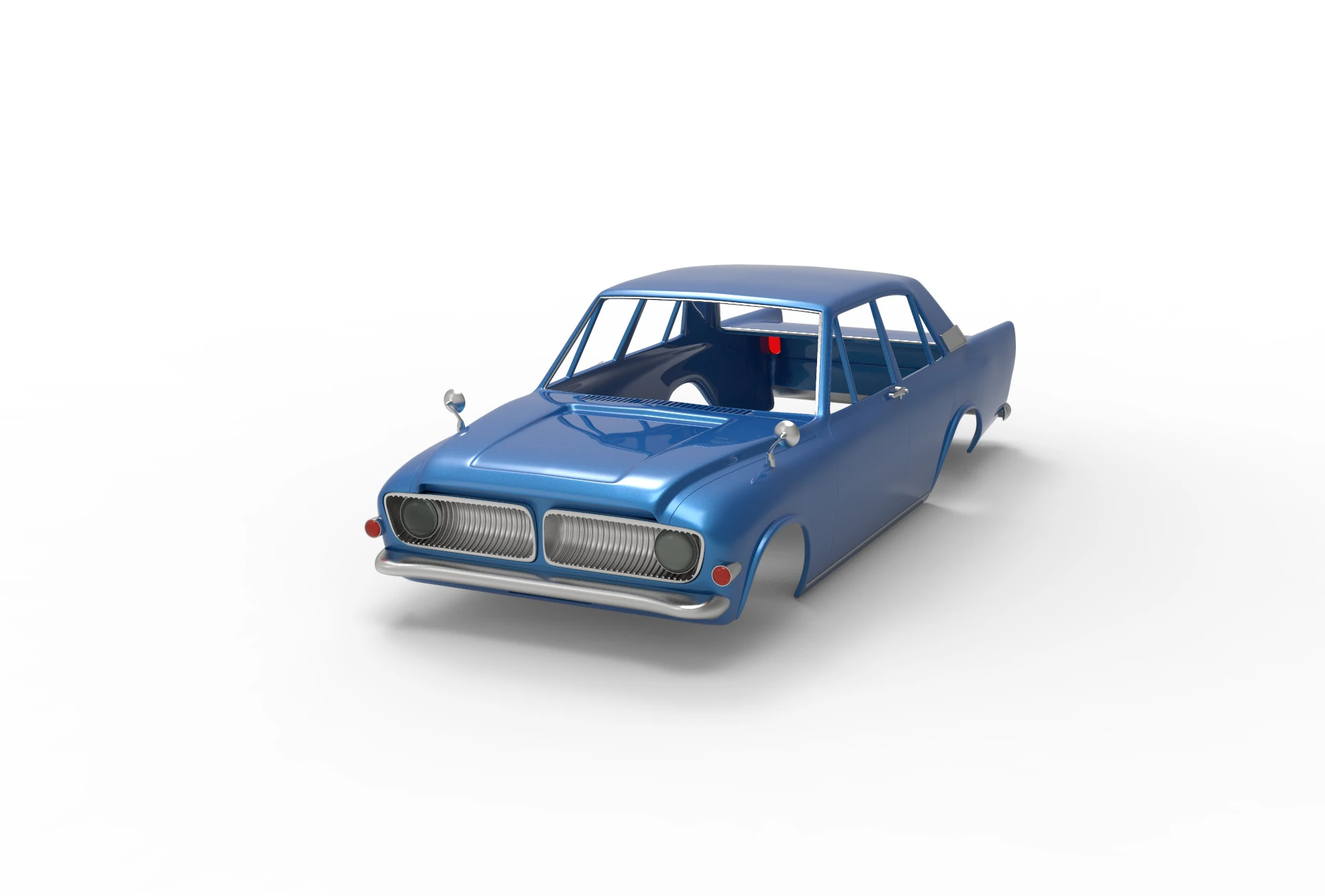 1962 zephyr rc body shell 3D Print Model .c4d .max .obj .3ds .fbx .stl .blend 