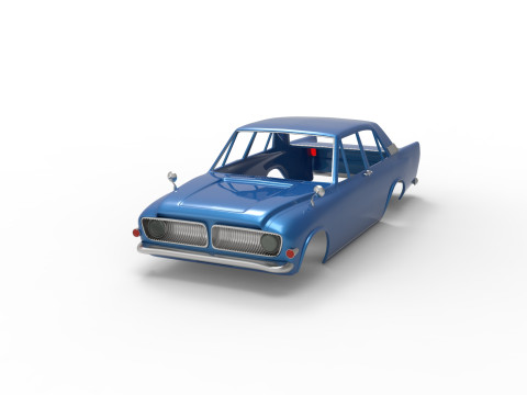 1962 zephyr rc body shell 3D-Druckmodell