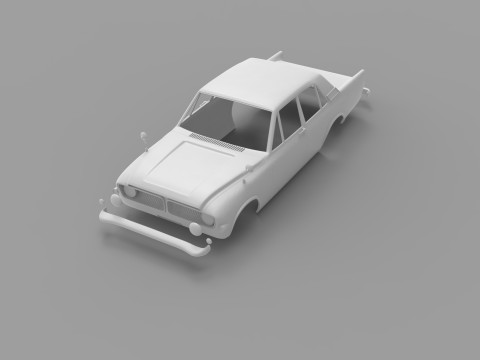 1962 zephyr rc body shell Modelo de Impressão 3D