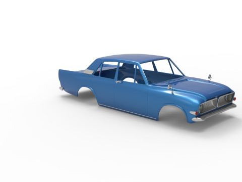 1962 zephyr rc body shell Modelo de Impressão 3D
