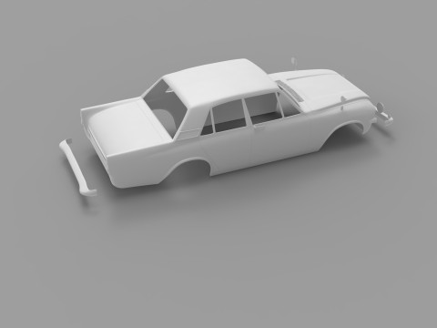 1962 zephyr rc body shell Modelo de Impressão 3D
