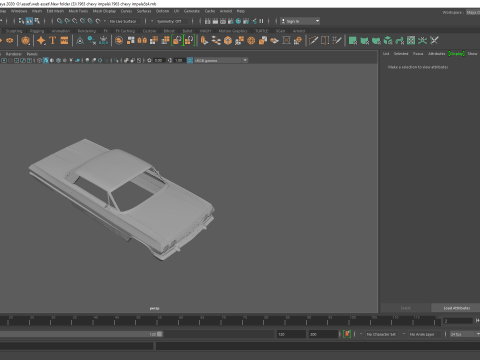 1963 chevy impala hard top rc body shell Modelo de Impressão 3D