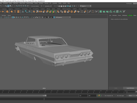 1963 chevy impala hard top rc body shell Modelo de Impressão 3D