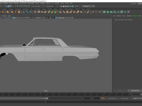 1963 chevy impala hard top rc body shell Modelo de Impressão 3D