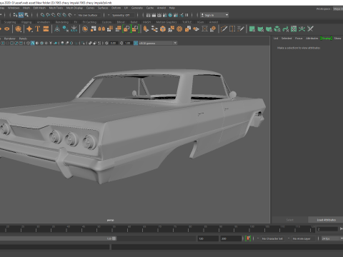 1963 chevy impala hard top rc body shell Modelo de Impressão 3D