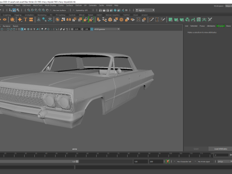 1963 chevy impala hard top rc body shell Modelo de Impressão 3D